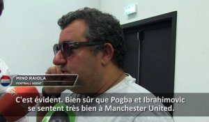Premier League - Raiola: "Pogba et Ibra se sentent très bien" à Man United