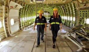 Un Boeing 747 Jumbo Jet de 50 tonnes transformé en boîte de nuit au Burning Man 2016