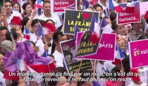 Paris:manifestation contre les violences envers les asiatiques