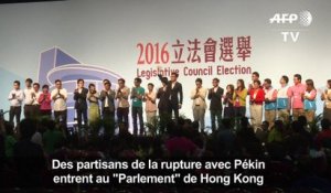 Hong Kong: des partisans de la rupture avec Pékin au "Parlement"