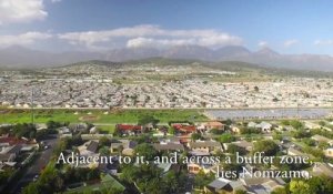 Séparation entre les Pauvres et les Riches en Afrique du Sud, vu du ciel