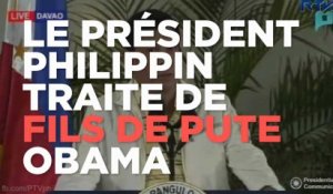 Comment le président philippin a traité Obama de "fils de pute"