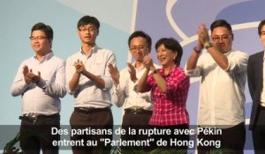 Hong Kong: des partisans de la rupture avec Pékin au "Parlement"