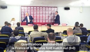 Mondial-2018: Deschamps admet "une contre-performance"