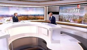 Alain Juppé n'apprécie pas la diffusion d'une photo de Nicolas Sarkozy pendant son interview sur France 2, et il le dit