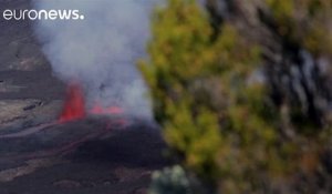 Le Volcan de La Réunion en éruption