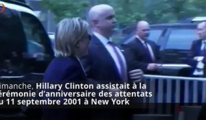 Hillary Clinton fait un malaise en pleine cérémonie du 11-Septembre