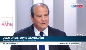 Jean-Christophe Cambadélis pointe la responsabilité de la gauche (sauf le PS) dans l’échec d’une grande primaire