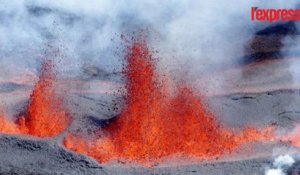 La Réunion: les images de l’éruption du Piton de la Fournaise