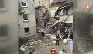 Un immeuble soufflé par une explosion à Dijon : une vingtaine de blessés