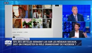 La chronique digitale: 50% des articles seraient lus sur les réseaux sociaux comme Facebook - 17/09