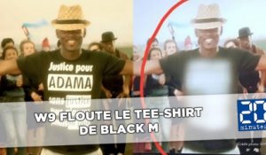 W9 floute le T-shirt «Justice pour Adama» de Black M