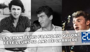 Les chanteurs français qui ont fêté leurs 50 ans de carrière