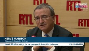 Hervé Mariton disqualifié de la primaire de la droite et du centre : "C’est cruel"