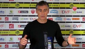 Conférence de presse d'Olivier Dall'Oglio avant DFCO-Stade Rennais