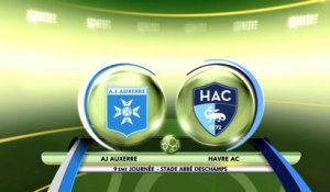 Résumé de Auxerre - HAC (0-1) du 23/09/2016