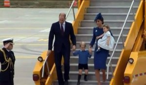 Le prince William, Kate Middleton et leurs enfants arrivent au Canada