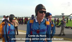 Premier meeting aérien en Corée du Nord
