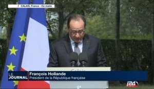 "Nous devons démanteler complètement définitivement le camp de Calais", F.Hollande