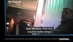 Sam Allardyce impliqué dans une affaire de corruption, les images chocs