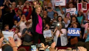 Clinton attaque Trump en Caroline du Nord, le lendemain du débat