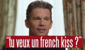 Le premier French kiss a fait explosé Ethan Hawke - Tchi Tcha