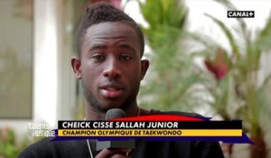 Cheick Cissé Réaction Médaille d'Or Taekwondo JO - Talents d'Afrique du 12/09