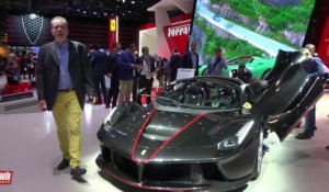 2017 Ferrari LaFerrari Aperta [MONDIAL DE L'AUTO] : la présentation vidéo sur le stand Ferrari