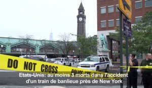 USA: au moins 3 morts dans l'accident d'un train près de NY