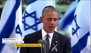 Pour Barack Obama, Shimon Peres appartient à la catégorie des "géants du XXe siècle" comme Nelson Mandela