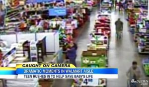 Une ado de 17 ans sauve un bébé en arret respiratoire dans un supermarché