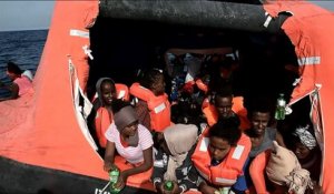 6.055 migrants secourus en mer lundi et onze morts