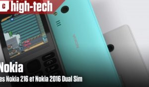 Les nouveaux Nokia 216