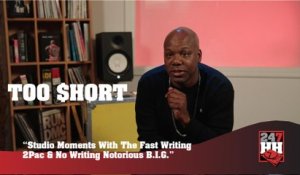 Too $hort - Studio Moments With The Fast Writing 2Pac & No Writing Notorious B.I.G. (247HH Exclusive) (247HH Exclusive)