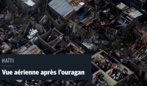 La violence de l'ouragan Matthew en Haïti illustré par des images aériennes