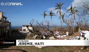 The devastating impact of Hurricane Matthew in Haiti