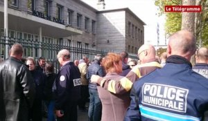 Lorient. Mobilisation en soutien aux policiers agressés