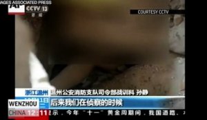 Chine : Une fillette en vie après l'écroulement d'un immeuble