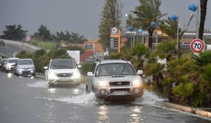 Inondations dans l'Hérault, touché par des pluies violentes