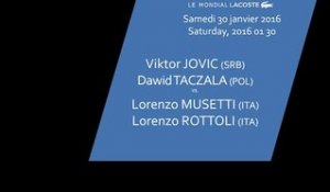 #6 JOVIC/TACZALA (SRB/POL) vs. MUSETTI/ROTTOLI (ITA) - Finale double garçons - Les Petits As 2016