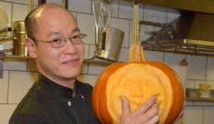 Michel Lo, sculpteur de fruits et légumes