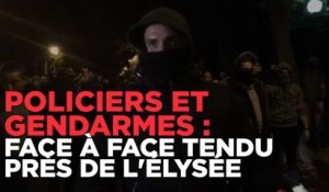 Echanges tendus entre policiers et gendarmes devant l'Elysée