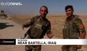 Peshmerga forces clear IEDs near Bartella