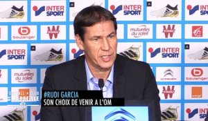 Garcia son choix de venir à l'OM , la ligue des Champions