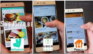 Deliveroo vs UberEATS vs Pizza.be : le comparatif