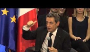 Selon Nicolas Sarkozy, la prise de risque est indispensable au progrès