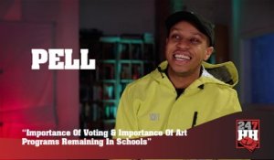 Pell - Importance Of Voting And Of Art Programs To Remain In Schools (247HH Exclusive)  (247HH Exclusive)