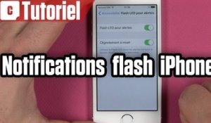 Tuto iPhone et iPad : comment utiliser le Flash pour alertes ou appels