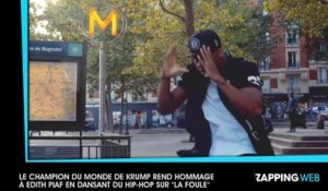 Le champion du monde de Krump rend hommage à Edith Piaf en dansant du hip-hop sur un remix de "La Foule" (vidéo)