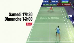 Badminton - Yonex Internationaux de France : 1/2 finales & finales, bande-annonce